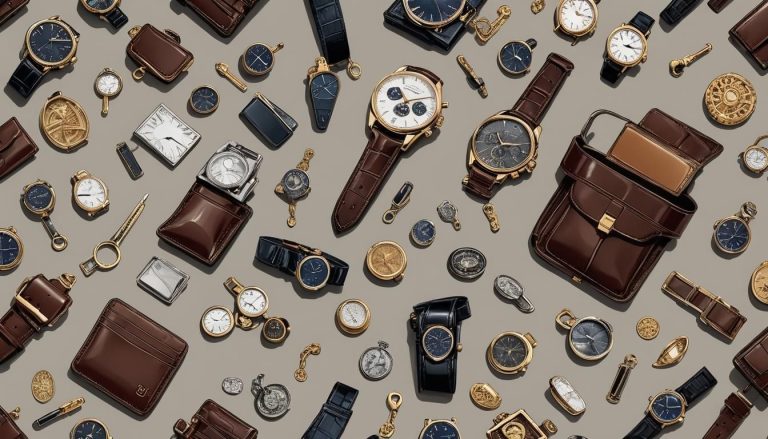 Accessoires de mode pour hommes de luxe